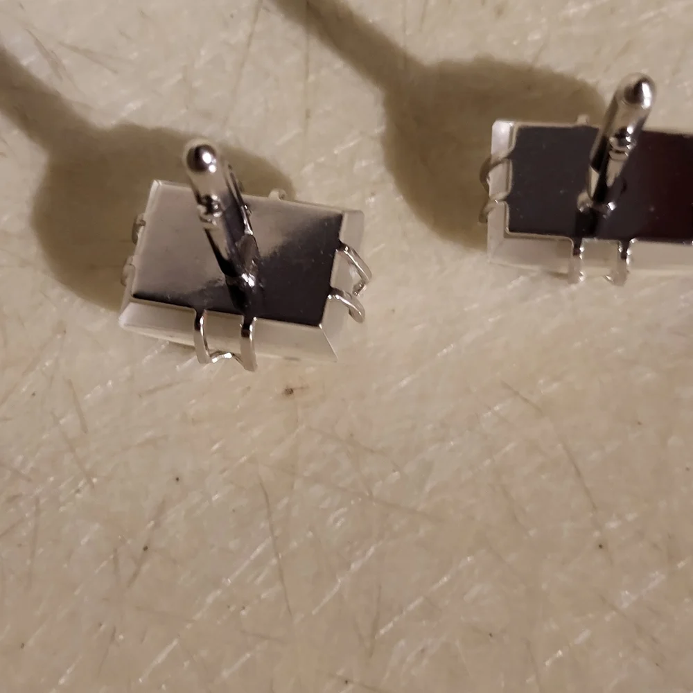 Hercules and the Minotaur, Arts of the World Swank Crystal Cufflinks
